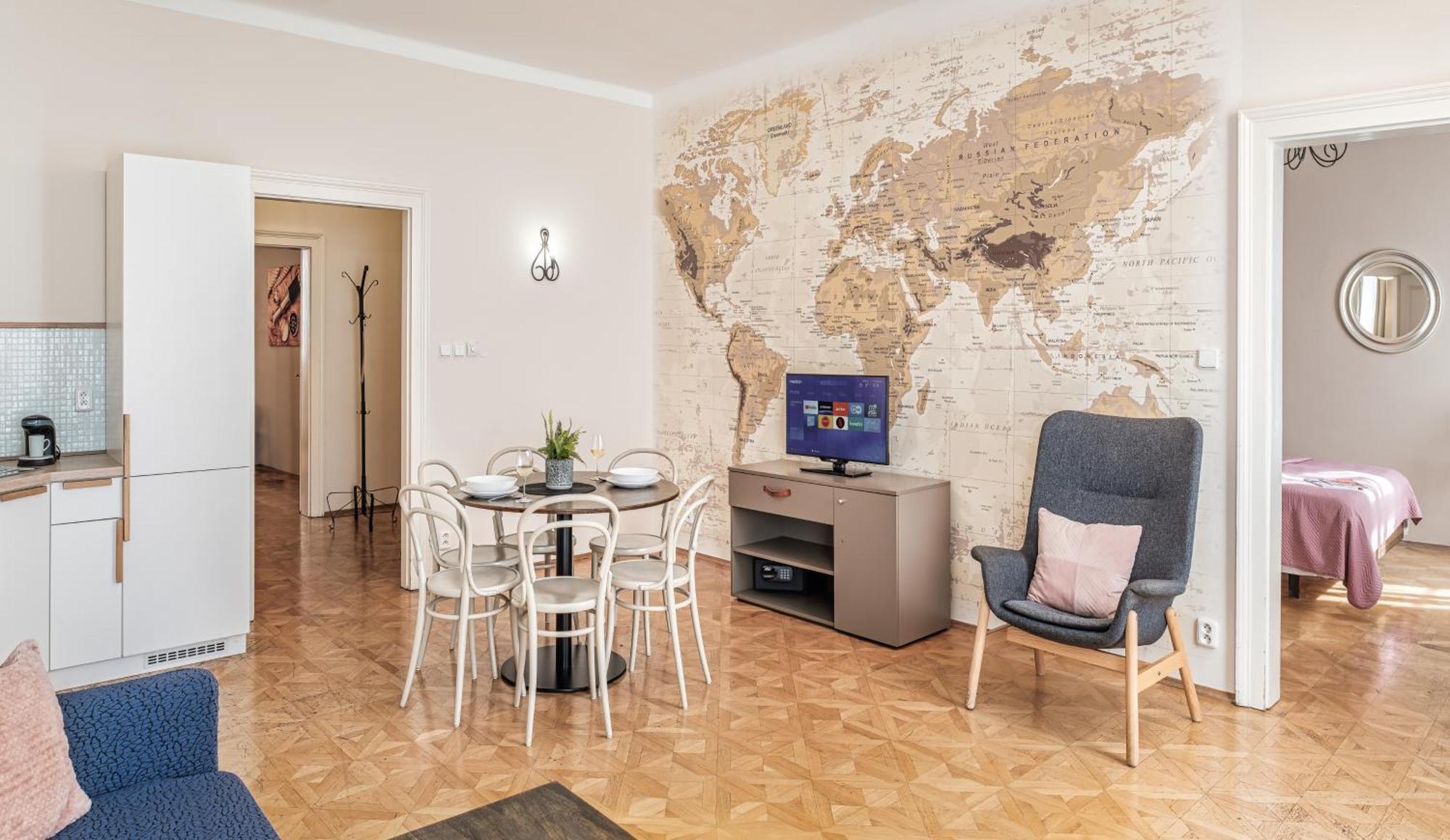 6 Continents Apartments By Adrez Praha Bagian luar foto